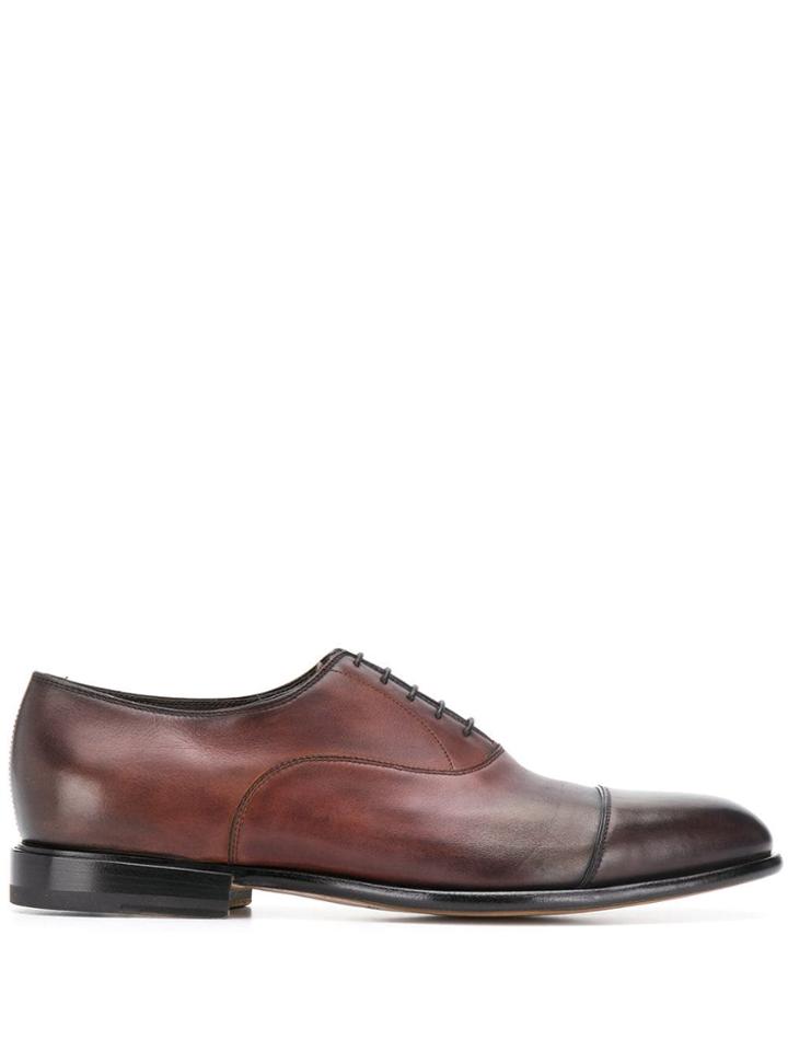 Santoni Smart Lace-up Shoes - Brown