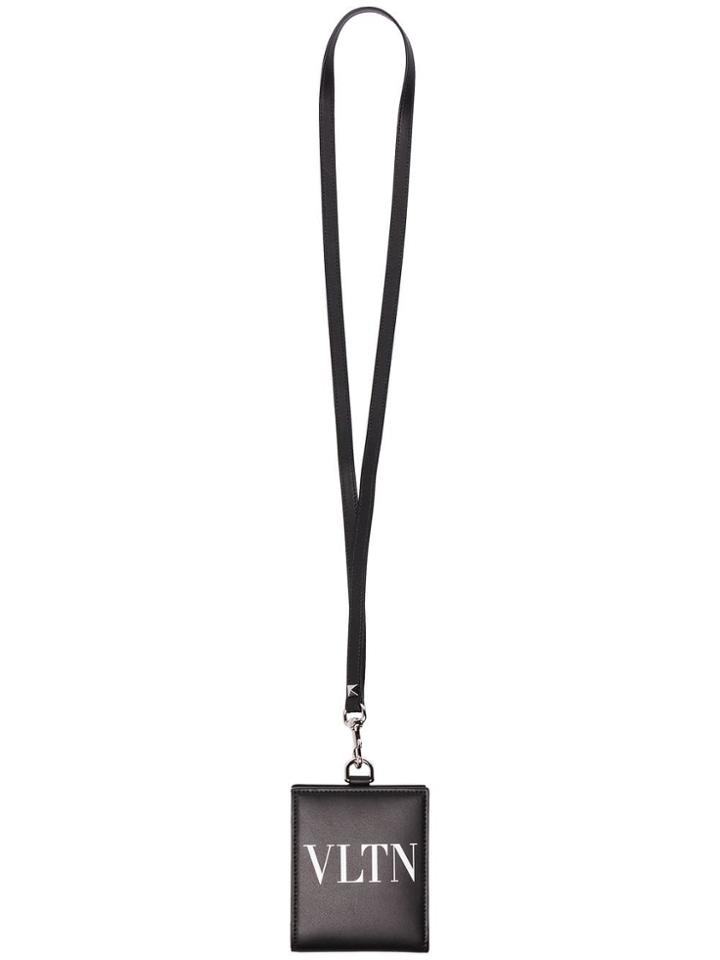 Valentino Valentino Garavani Vltn Wallet Necklace - Black