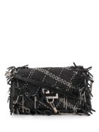 Givenchy Borsa Charm Chain Shoulder Bag - Black