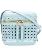 Benedetta Bruzziches Perforated Zipped Top Crossbody Bag
