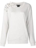 Thomas Wylde 'hey Day' Sweatshirt, Women's, Size: Medium, White, Polyester/modal
