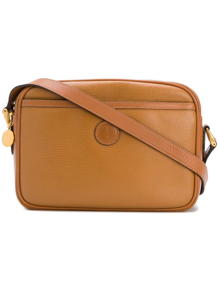 Gucci Vintage Logo Patch Shoulder Bag - Brown