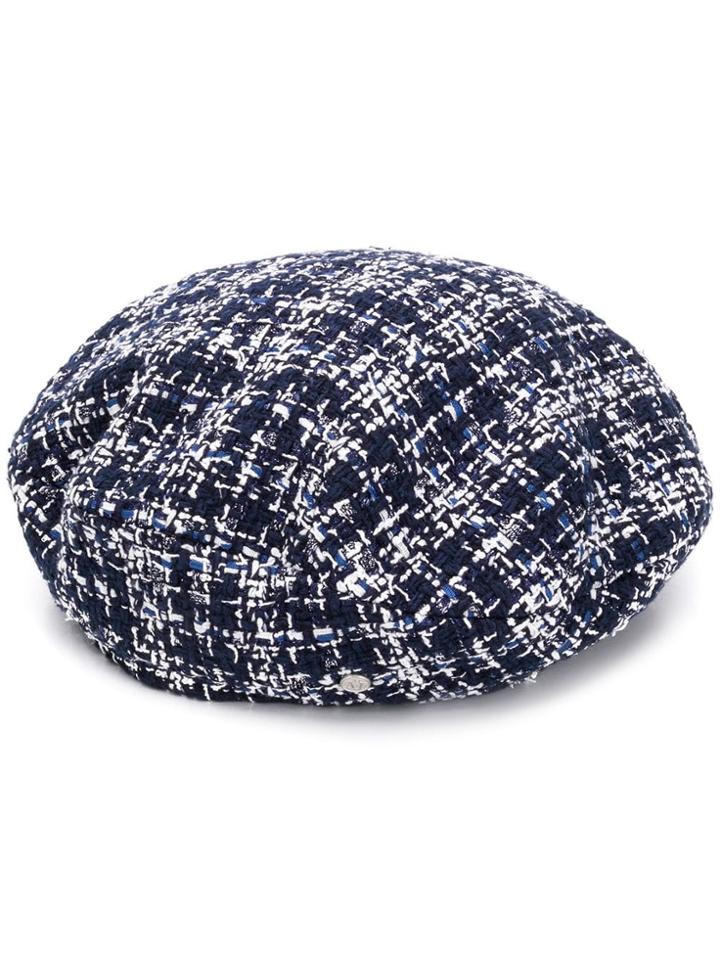 Maison Michel Flore Beret - Blue