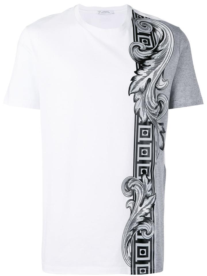 Versace Collection - Printed T-shirt - Men - Cotton - L, White, Cotton