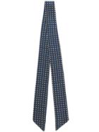 Essentiel Antwerp - Embroidered Neck-scarf - Women - Polyester/acetate - One Size, Blue, Polyester/acetate