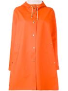 Stutterheim 'mosebacke' Raincoat, Women's, Size: Xs, Yellow/orange, Cotton/polyester/pvc