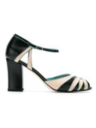 Sarah Chofakian Block Heel Pumps - Black