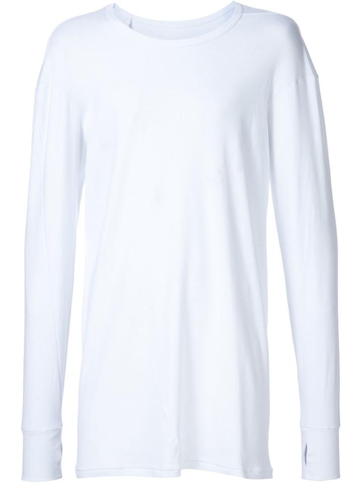11 By Boris Bidjan Saberi Long Sleeve T-shirt - White