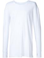 11 By Boris Bidjan Saberi Long Sleeve T-shirt - White