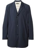 Loro Piana Classic Raincoat, Men's, Size: L, Blue, Nylon/polyester/spandex/elastane