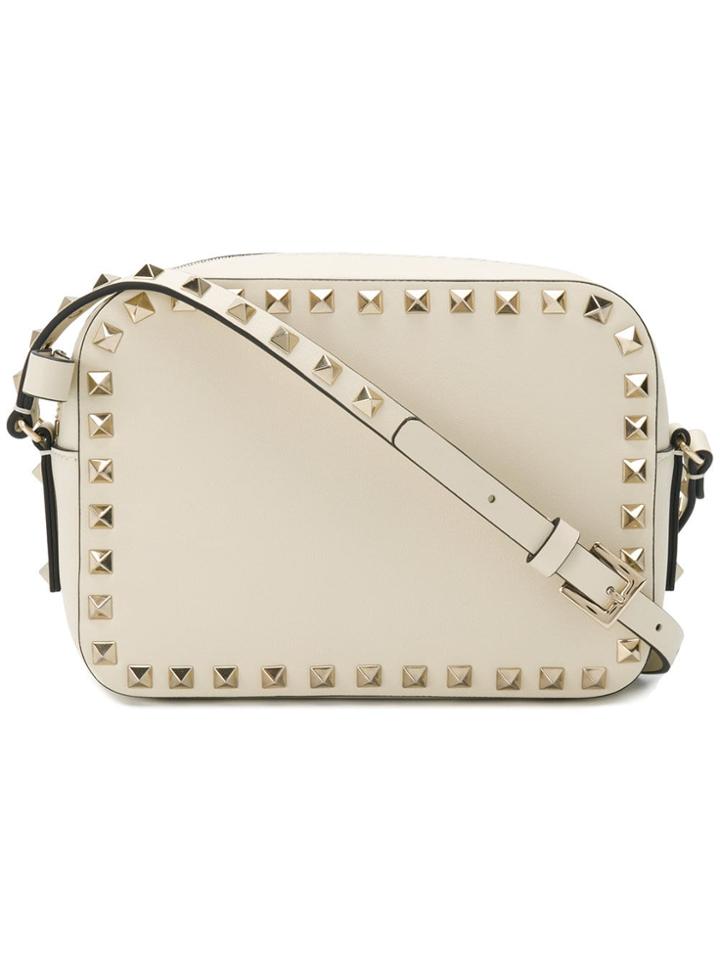 Valentino Valentino Garavani Rockstud Crossbody Bag - Neutrals