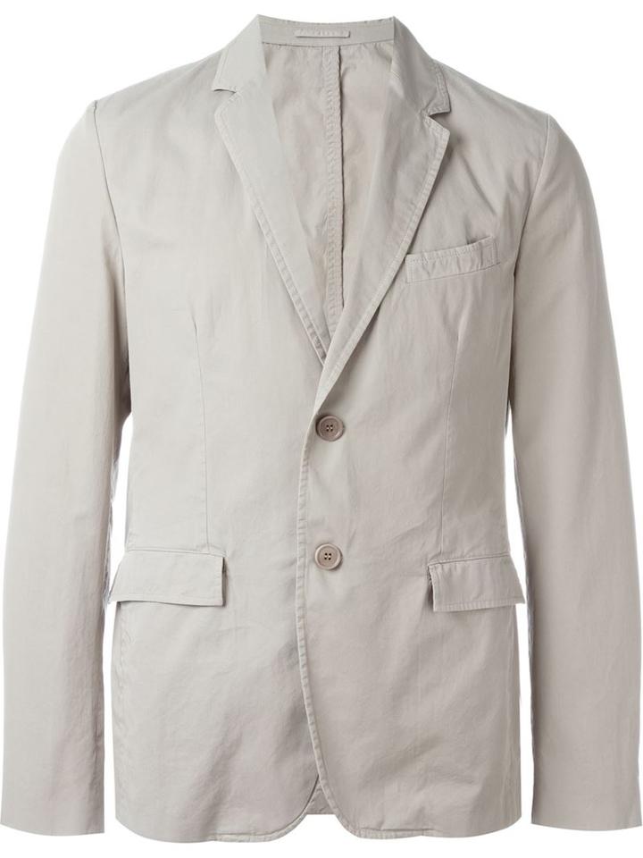 Aspesi Two Button Blazer, Men's, Size: M, Nude/neutrals, Cotton