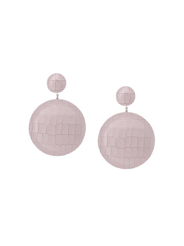 Lako Bukia X Natia Khutsishvili Circle Earring, Women's, White