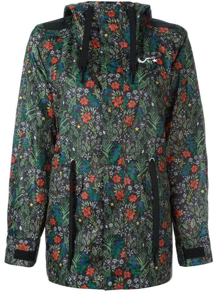 Nike Nikelab X Rt Floral Jacket, Women's, Size: Medium, Black, Polyester