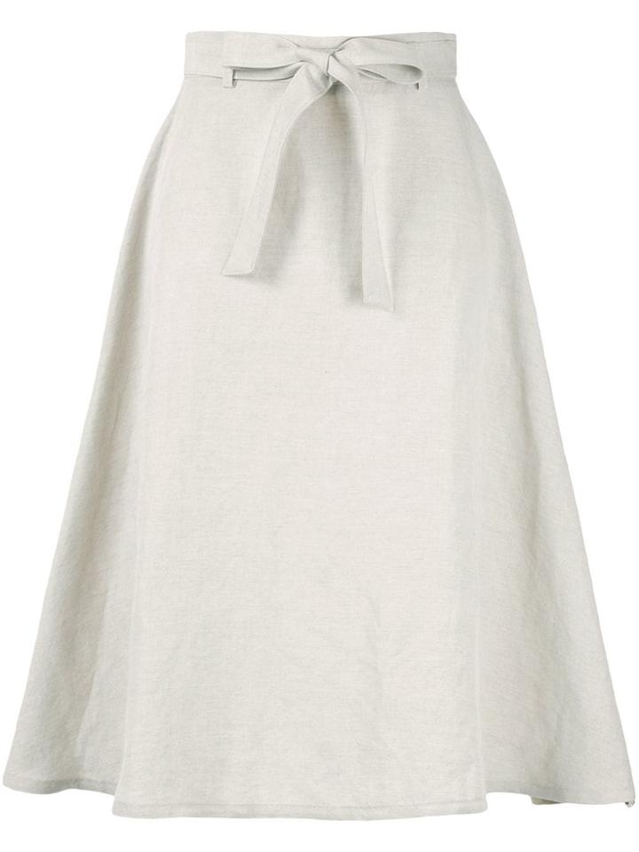 Ballsey Tie Waist Midi Skirt - Neutrals