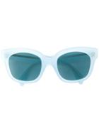 Celine Eyewear Square Shaped Sunglasses - Blue