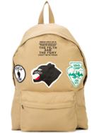 Neighborhood Patch Detail Backpack - Brown