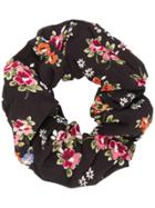 Andamane Floral Pattern Hair Band - Black