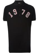 Diesel 1978 Classic Polo Shirt, Men's, Size: M, Black, Cotton