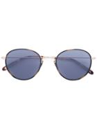 Garrett Leight Round Tinted Sunglasses - Metallic