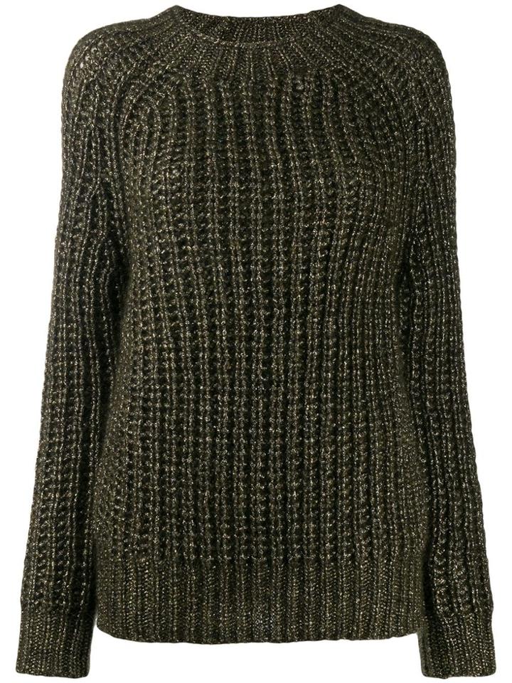 Forte Forte Ribbed Knit Jumper - Gold