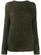 Forte Forte Ribbed Knit Jumper - Gold