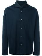 Homme Plissé Issey Miyake Classic Shirt, Men's, Size: 4, Blue, Cotton