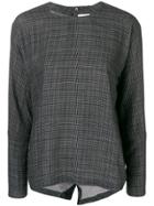 Stephan Schneider Punk Checked Top - Black