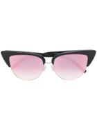 Matthew Williamson Cat Eye Sunglasses - Black