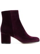 Gianvito Rossi Margaux Ankle Boots - Pink & Purple