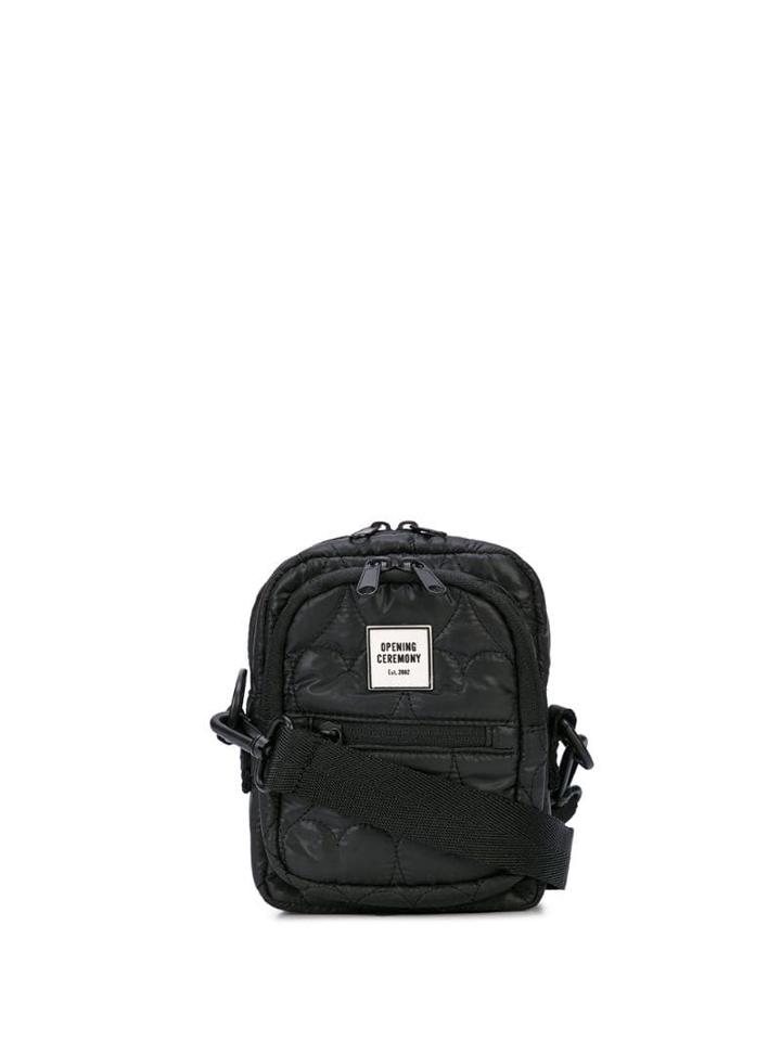 Opening Ceremony Quilted Mini Crossbody Bag - Black