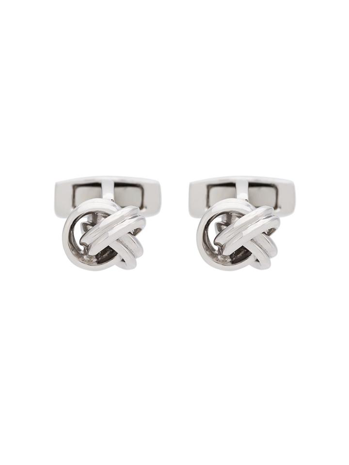 Canali Logo Plaque Cufflinks - Metallic