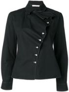Christian Dior Vintage Off-centre Buttoned Shirt - Black