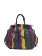 Prada Vintage 2000's Colour-block Bag - Purple