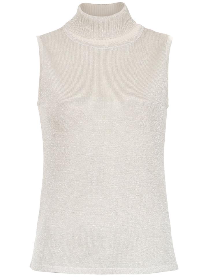 Cecilia Prado High Neck Neide Blouse - White