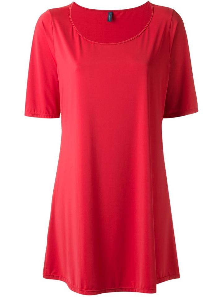 Lygia & Nanny Boat Neck Tunic - Red