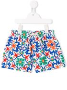 Mc2 Saint Barth Kids Floral Swim Shorts - White