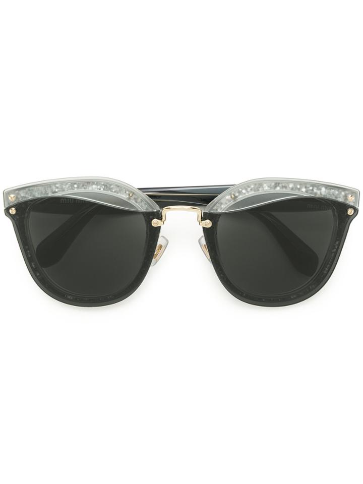 Miu Miu Eyewear Noir Sunglasses - Black