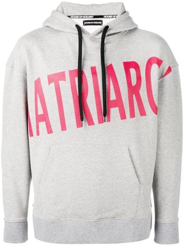 House Of Holland Moon Club Matriarch Hoodie - Grey