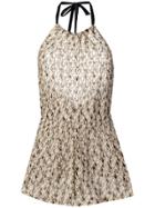 Missoni Mare Patterned Playsuit - Gold