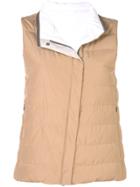 Brunello Cucinelli Padded Gilet - Brown