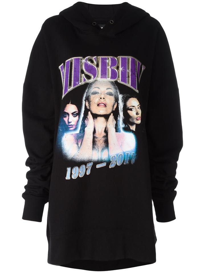 Misbhv 'rest In Pieces' Hoodie, Women's, Size: Medium, Black, Cotton/polyamide