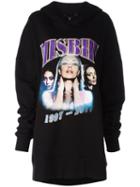 Misbhv 'rest In Pieces' Hoodie, Women's, Size: Medium, Black, Cotton/polyamide