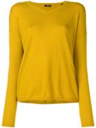 Aspesi V-neck Pullover - Yellow & Orange