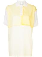 Jil Sander Oversized Polo Shirt - Yellow