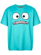 Mostly Heard Rarely Seen 8-bit Pink Beak T-shirt - Blue