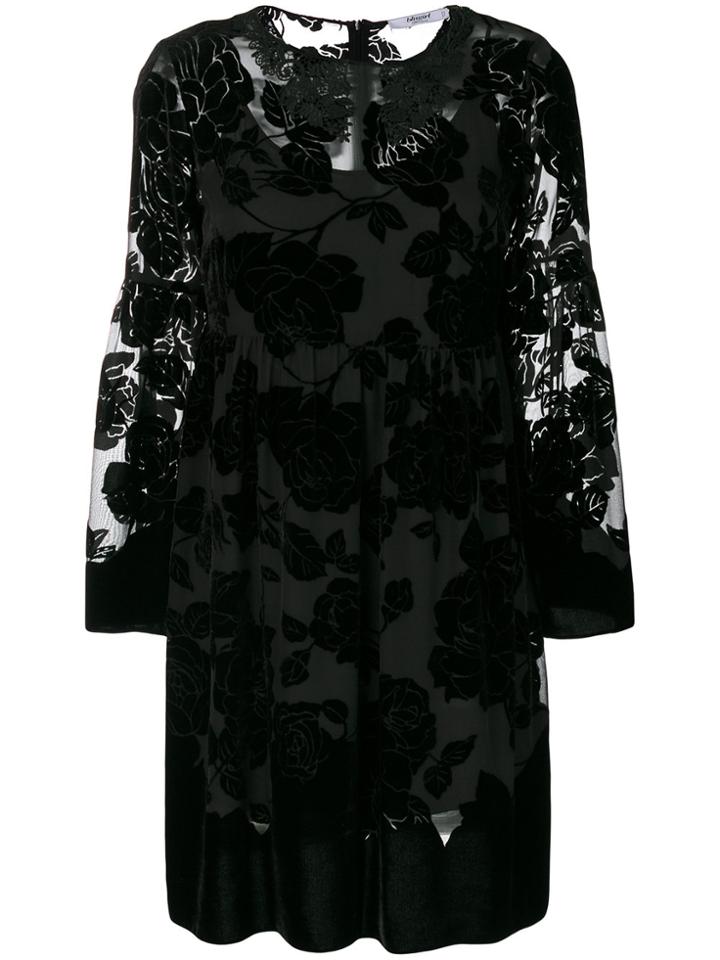 Blugirl Lace Mini Dress - Black