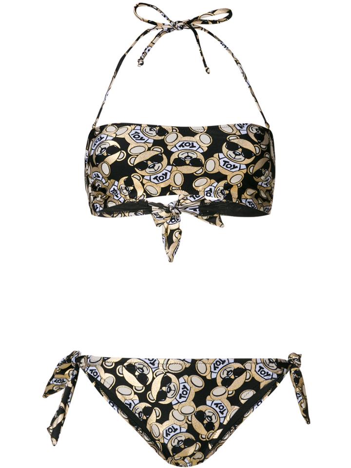 Moschino Toy Bear Bikini - Black