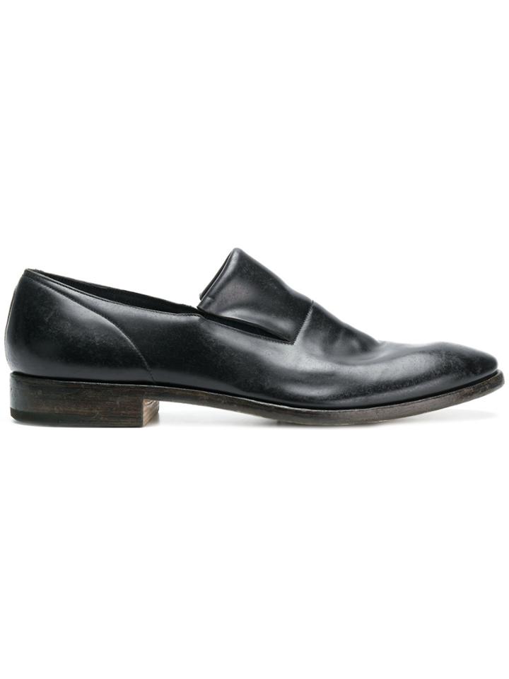 Premiata Varnished Slip-on Loafers - Black