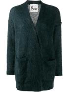 8pm Long Sleeve Open Front Cardigan - Green